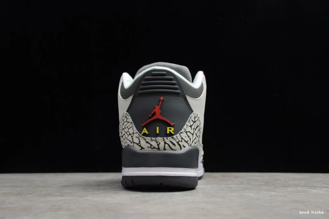 Rep Grey Jordan 3 Cool Retro (2021) CT8532-012 Air 0726